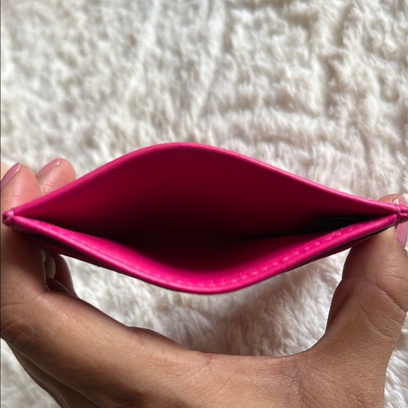 COACH Essential Card Case With Pillow Quilting pink Dragonfruit - Picture 5 of 5